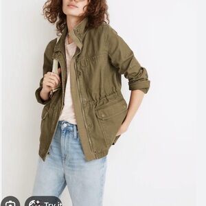 Madewell Utility Jacket in Olive